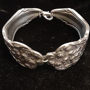 Vintage spoon bracelet just under 7"
